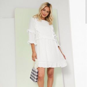 In The Style White Skater Dress
